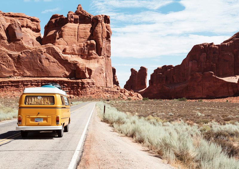 Open road through Montana plains